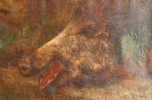 Hure De Sanglier by Theophile-Louis Deyrolle