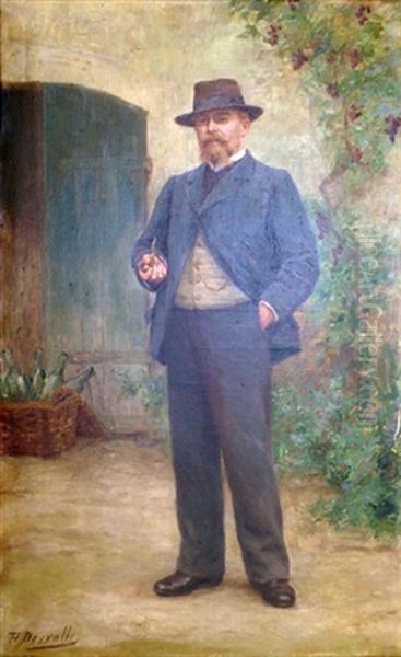 Portrait D'homme A La Pipe - view 1