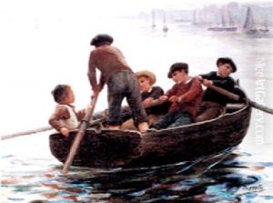 Les Jeunes Mousses by Theophile-Louis Deyrolle