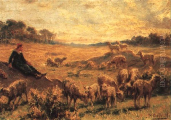 Bergere Et Ses Moutons - view 1