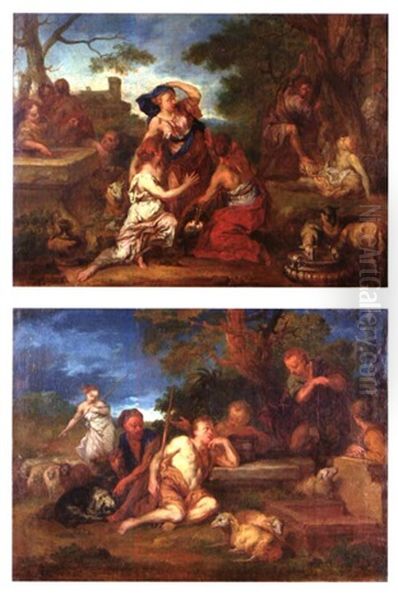 Moise Et Les Filles De Jethro (+ Moise Et Les Bergers Medianites; Pair) - view 1