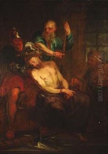 Die Geisellung Christi Im Kerker by Lodewyck de Deyster