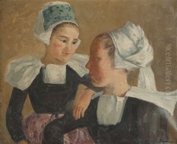 Mere Bretonne Et Sa Fille - view 1