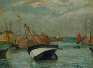 Barques De Peche A L'entree Du Port Barques De Peche A L'entree Du Port