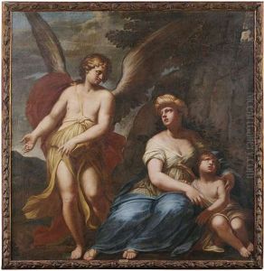 Der Engel Zeigt Hagar Und Ismael Den Weg Zum Rettenden Brunnen