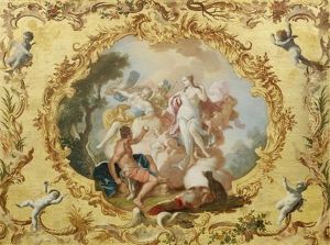 The Judgment Of Paris by Giacinto Diana