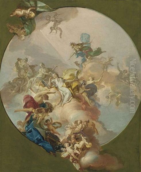 An Allegory Of Peace, A Preparatory Study For A Ceiling - view 1
