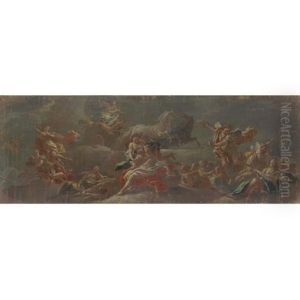 Il Carro Di Diana (sketch) by Giacinto Diana
