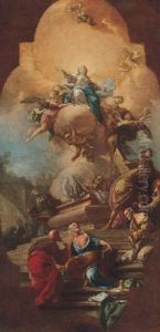 The Assumption Of The Virgin by Giacinto Diana