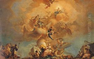 L'apotheose Des Heros De L'antiquite by Giacinto Diana