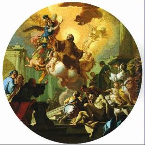 The Apotheosis Of Saint Giovanni Di Dio by Giacinto Diana