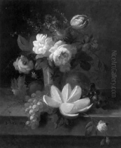 Still Life With Fruit And Flowers - view 1