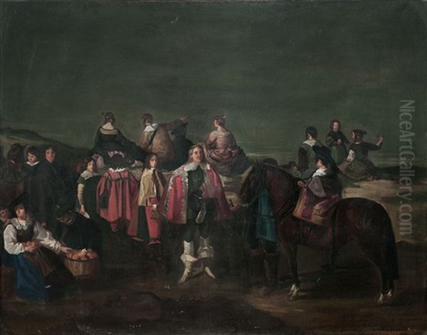 Fragmento De La Obra Vista De Zaragoza De Juan Bautista Martinez Del Mazo - view 1