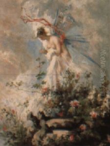 Escena Mitologica by Francisco Diaz Carreno