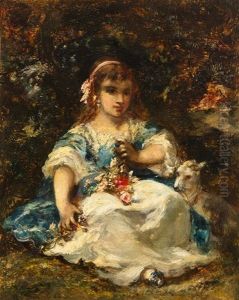 In The Garden by Narcisse Virgile Diaz de la Pena