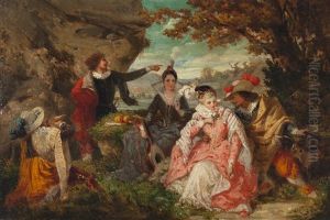 Fete Champetre by Narcisse Virgile Diaz de la Pena