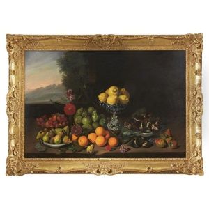 Still Life With Lemons, Figs, Oranges And Pears