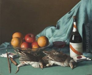 Stillleben Mit Rebhuhnern by Frantisek Xaver Diblik