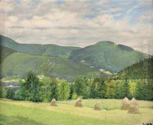 Wiesen- Und Waldlandschaften (3 Works) by Frantisek Xaver Diblik