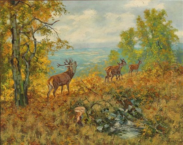 Herd Of Deer - view 1