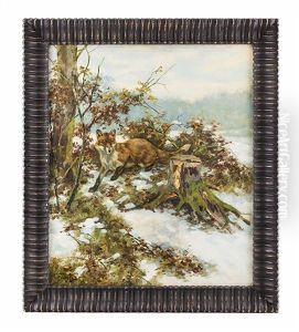Fuchs Im Winter by Erich Dichtl