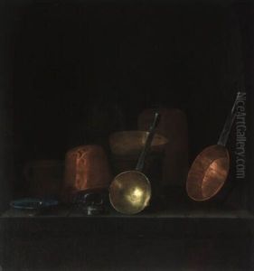 Stilleben Von Kupfer-messinggefaessen by Martin Dichtl