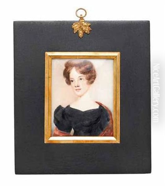 Miniature Portrait Of A Young Lady - view 1