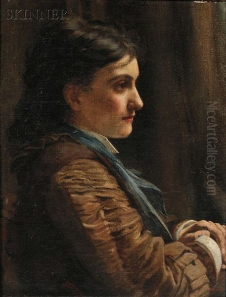 Portrait Of A Woman In Profile - view 1