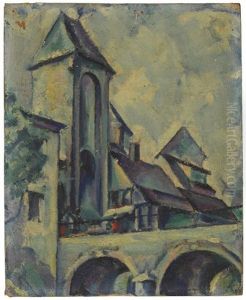 Church Spires by Preston Dickinson