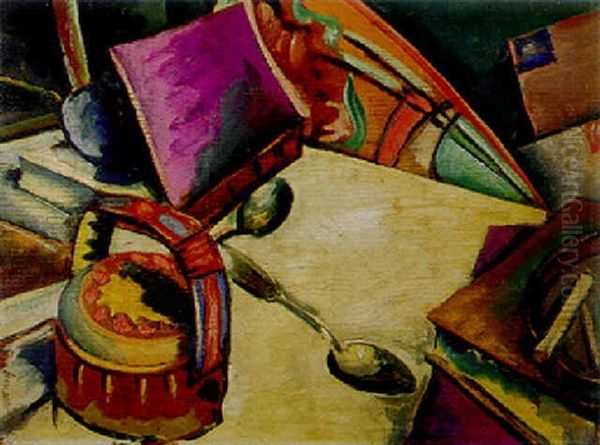 Still Life With Books On A Table - view 1