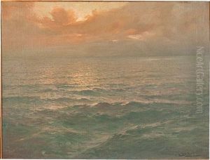 Sunset On The Ocean by Charles Dickman