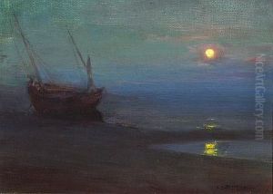 Tide-swept Boat by Charles Dickman