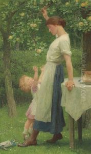 The Daughters Of Eve by Frank Dicksee