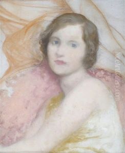 Portrait Of A Lady by Frank Dicksee