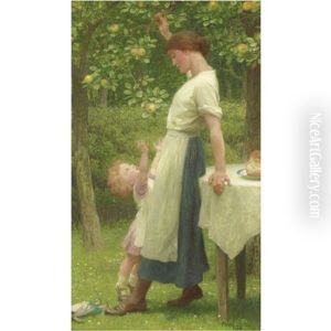 The Daughters Of Eve by Frank Dicksee