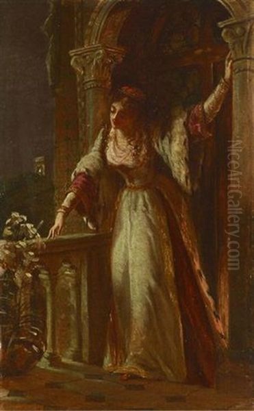 'it Is I; Be Not Afraid' - Juliet On Her Balcony - view 1