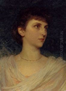 Portrait Of Maude Moore by Frank Dicksee