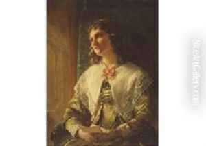 Woman Reading A Letter by John Robert Dicksee