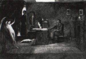 Love And The Student by John Robert Dicksee