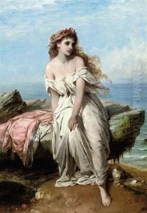 Miranda by Thomas Francis Dicksee