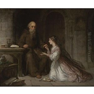 Juliet And The Friar by Thomas Francis Dicksee