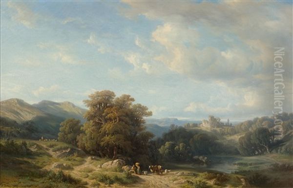 Landscape With Ruins And Figures - view 1