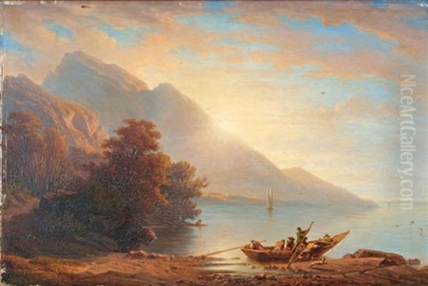 Le Soir Au Bouveret - view 1