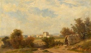 Landschaft Bei St. Raphael by Francois Diday