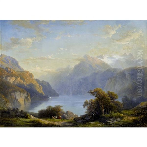 Der Vierwaldstattersee Mit Blick Auf Den Uri Rotstock - view 1