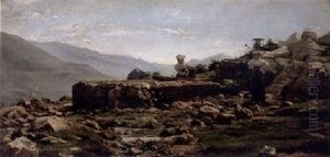 Italienische Gebirgslandschaft by Francois Diday