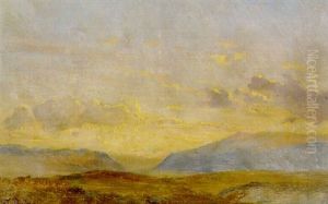Vue Sur Le Jura Pres Geneve (fort De 'ecluse) by Francois Diday