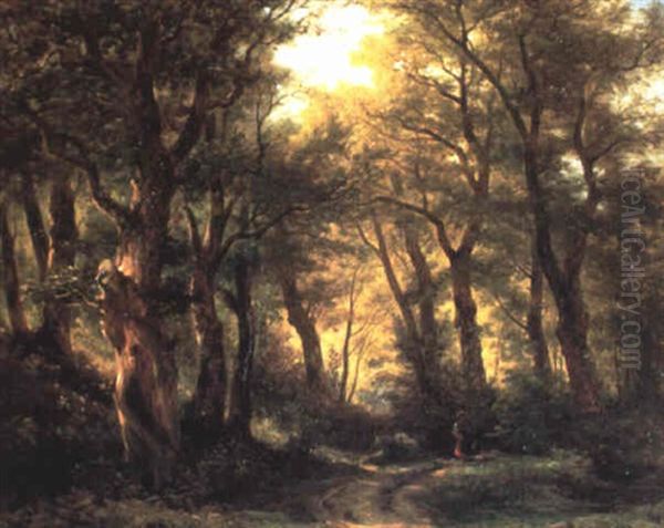 Interieur De Foret Aux Bouveret - view 1