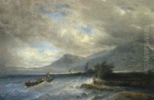 Sturmische See by Francois Diday