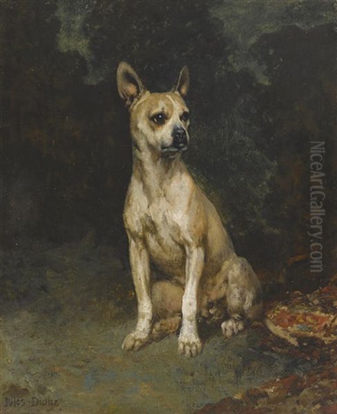 Seated French Bulldog - view 1